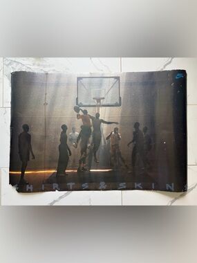 Vintage 1990s 90s Nike Michael Jordan Shirts & Skins Basketball Poster 23.5 x 36